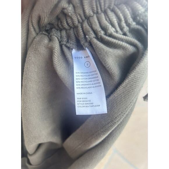 Good American Ruched Sides Tank Dress Green M - Picture 4 of 4